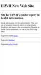 Mobile Screenshot of engender.eurohealth.ie